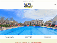 Tablet Screenshot of parkvillagehouston.com